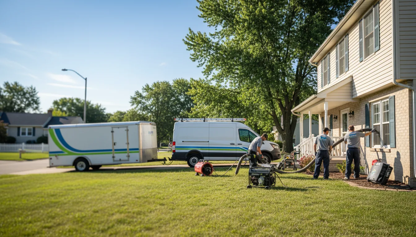 Flooded Basement Restoration And Cleanup With Repair in Belpre, KS near me